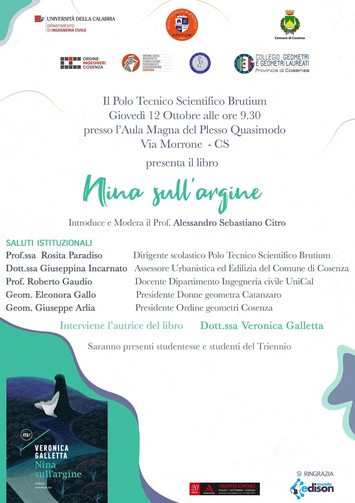 Presentazione del libro "Nina sull'argine"