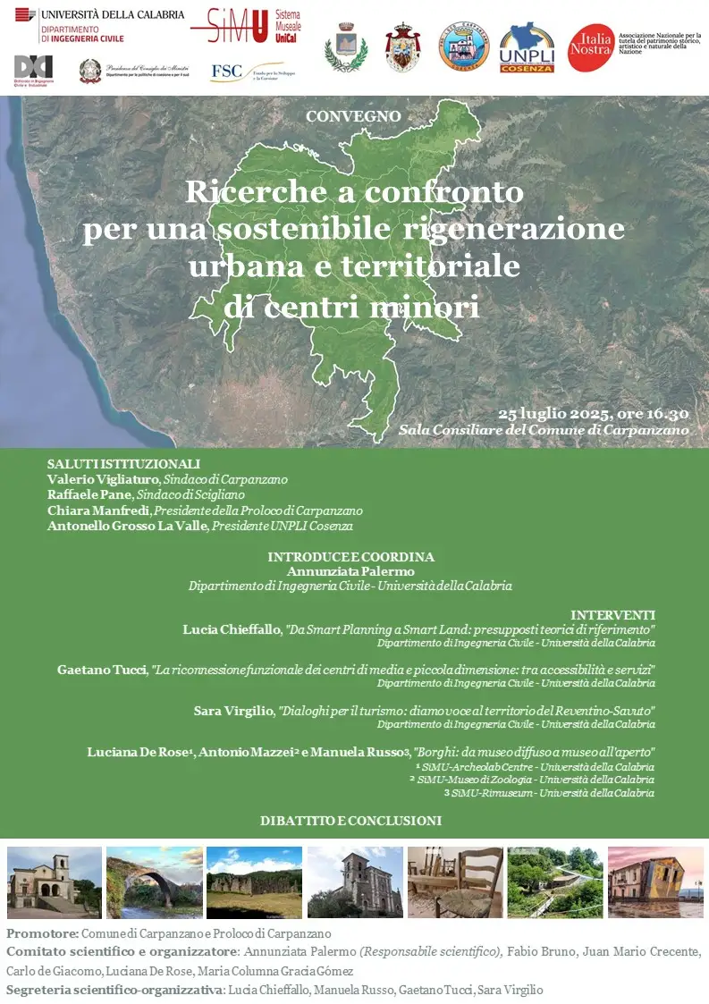 Ricerche a confronto per una sostenibile rigenerazione urbana e territoriale di centri minori